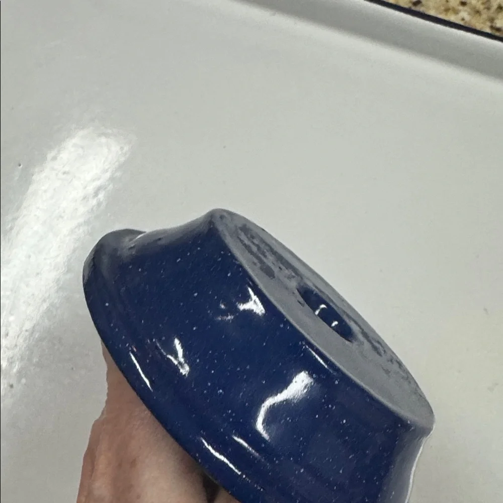 Dish Ceramic Deep Blue Heavy Ceramic Jewelry Dish